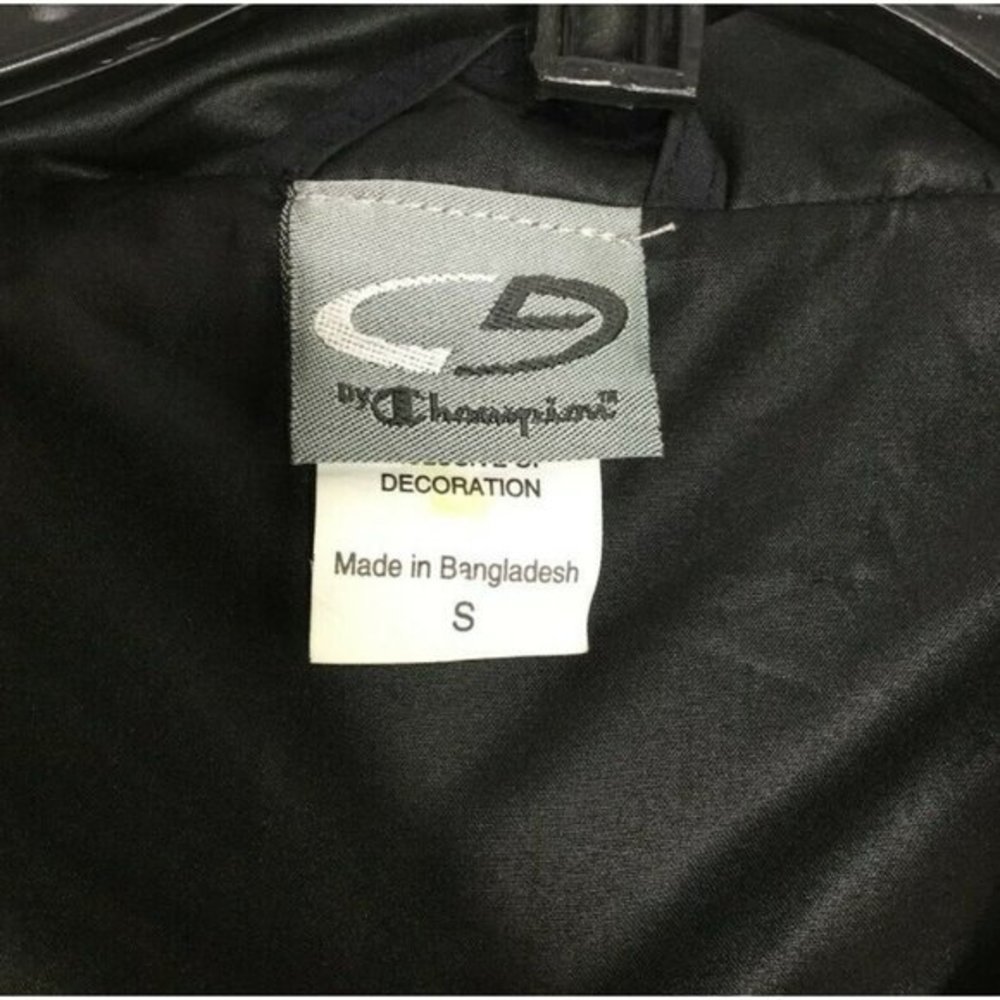 Champion C9 Men's 3-in-1 Jacket Wind Water Resistant Hoodie Black Size Small - Picture 10 of 10